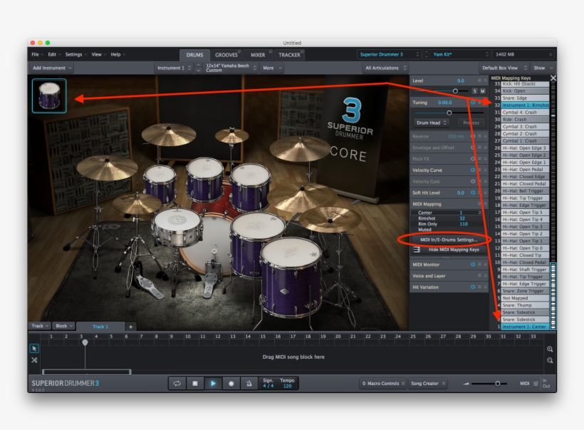 Add Extra Tom - Superior Drummer 3 セール, transparent png #9059836
