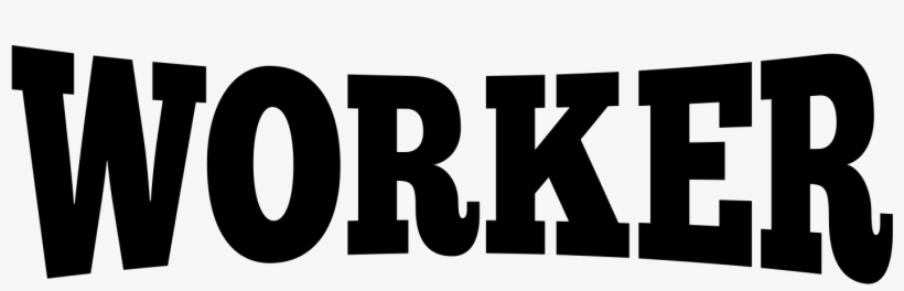 This Free Icons Png Design Of Lettering Worker, transparent png #9060057