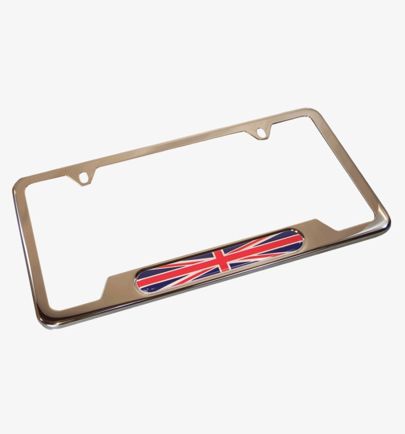 Union Jack License Plate Frame - Bicycle Frame, transparent png #9060227