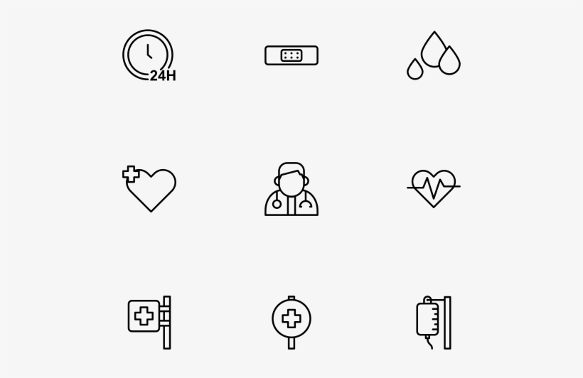 Medicamentos Iconos - Line Art, transparent png #9060438