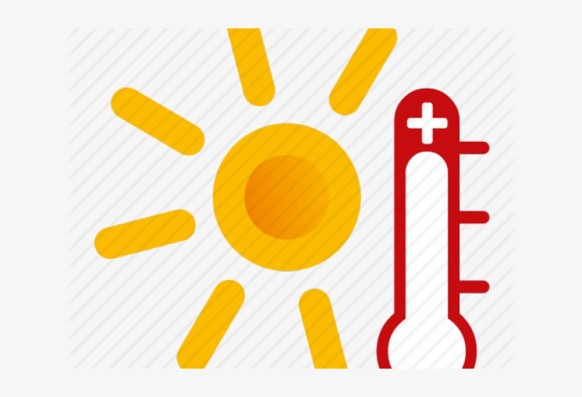 Warmth Clipart Heat Wave - Hot Weather Clipart Png, transparent png #9060958
