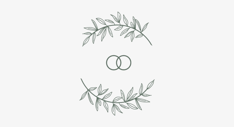 Pbe Rings Wreath Padding - Line Art, transparent png #9061476