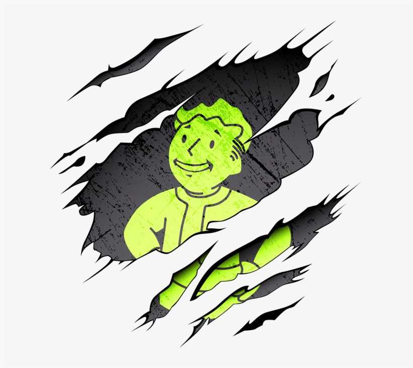 Pipboy - Superman Logo Ripped, transparent png #9061545