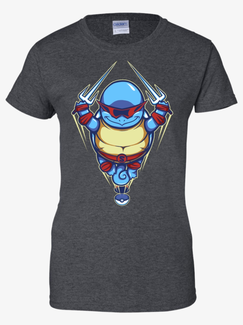 Ninja Squirtle Anime T Shirt & Hoodie - Shirt, transparent png #9061985