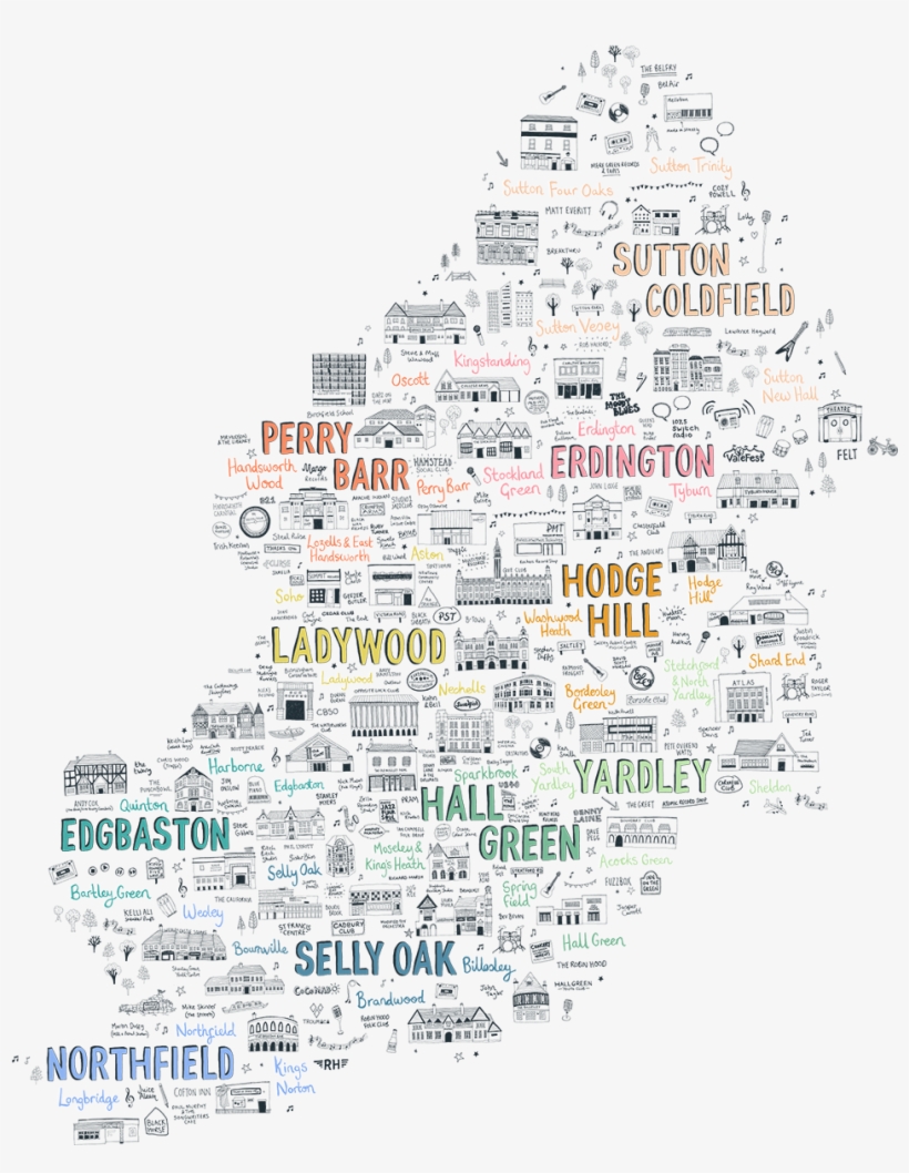 Birmingham Sound Map - Document, transparent png #9061988