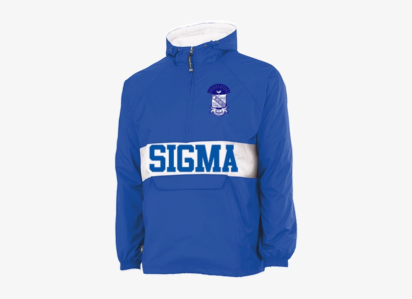Phi Beta Sigma Striped Pullover Jacket - Hoodie, transparent png #9062780