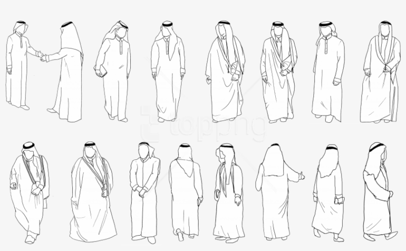 Free Png Download Arabic People Cutout Png Images Background - Png Arabic People, transparent png #9062981