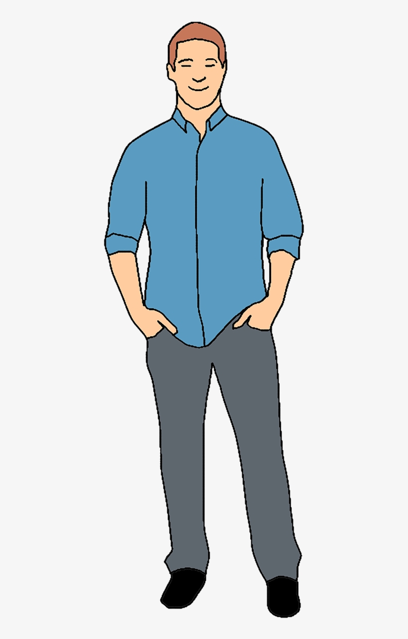 Men,white Background,standing,full Length,cut Out,people,casual - Man, transparent png #9063175