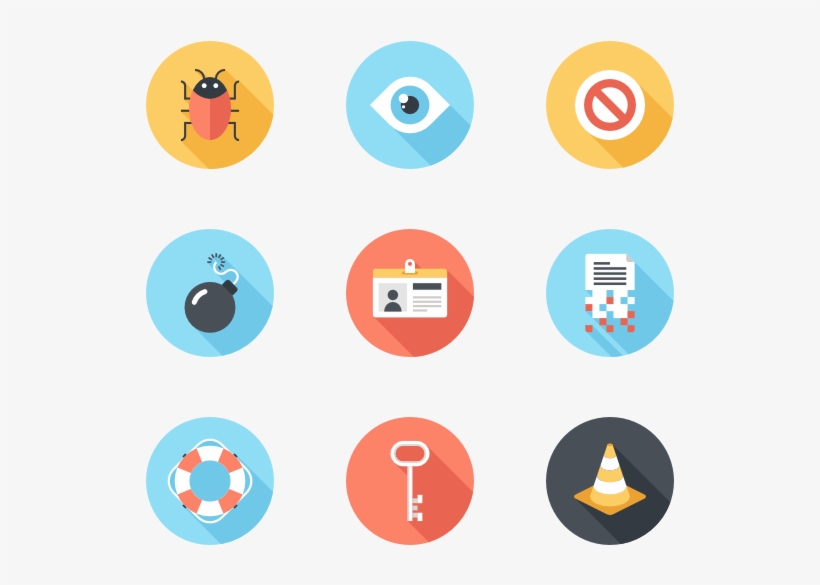 Security And Protection - Circle, transparent png #9063206