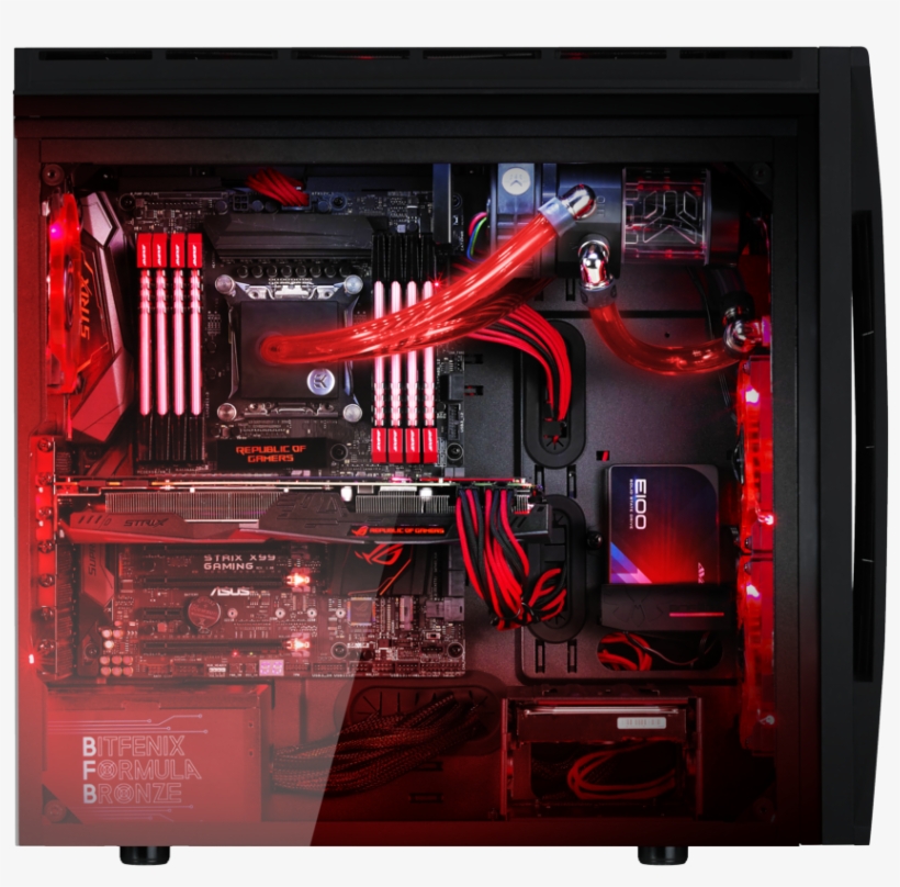 Bitfenix Annonce Son Nouveau Boitier, Le Aurora Tempered - Bitfenix Alchemy 2.0 Cable, transparent png #9063366