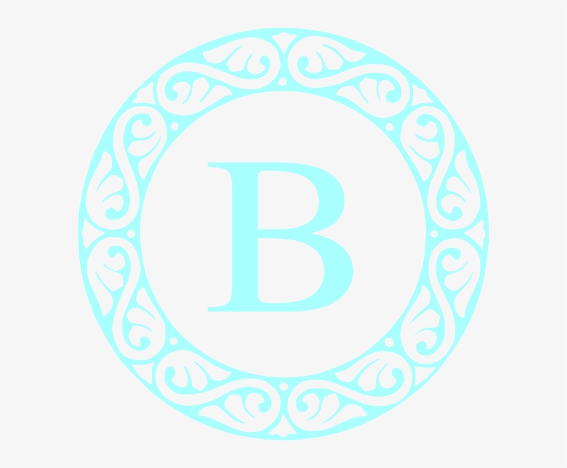 Download Letter B Monogram Svg Clip Arts 594 X 596 Px Free Transparent Png Download Pngkey