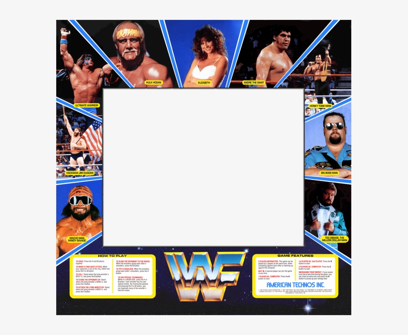 Wwf Superstars Bezel - Wwf Superstars Arcade Game, transparent png #9065661