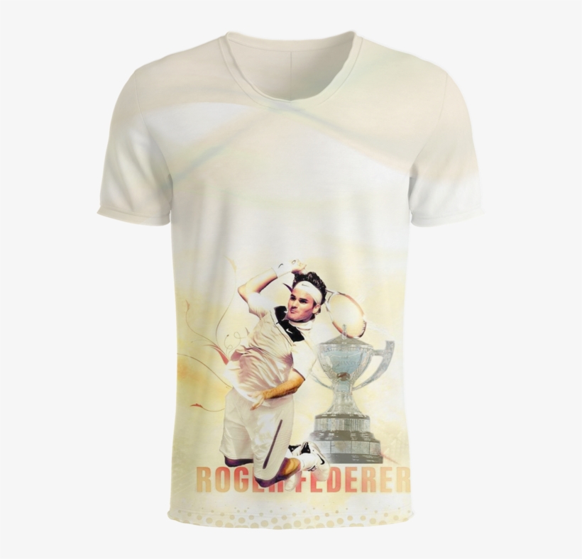 Federer Tennis 3d T-shirt - Active Shirt, transparent png #9065749