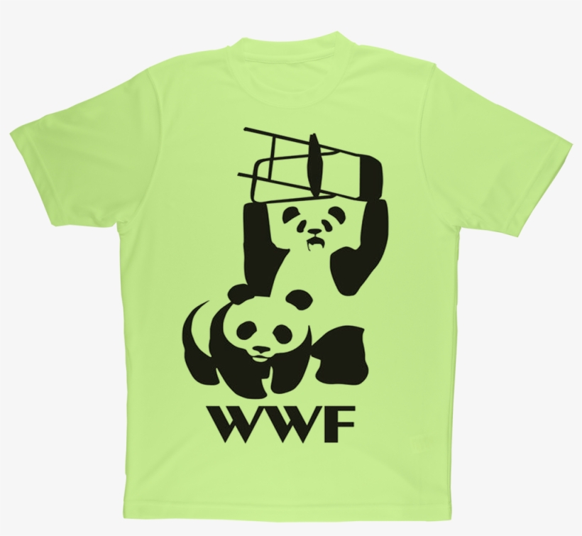 Wwf ﻿sublimation Performance Adult T-shirt - Wwf Panda Chair, transparent png #9065761