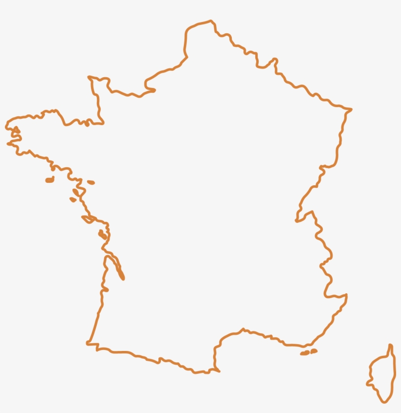 Country Dog - France Map Tattoo, transparent png #9065839