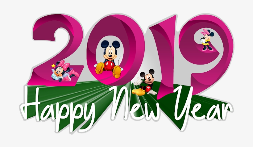 Happy New Year 2019 Psd, transparent png #9065961