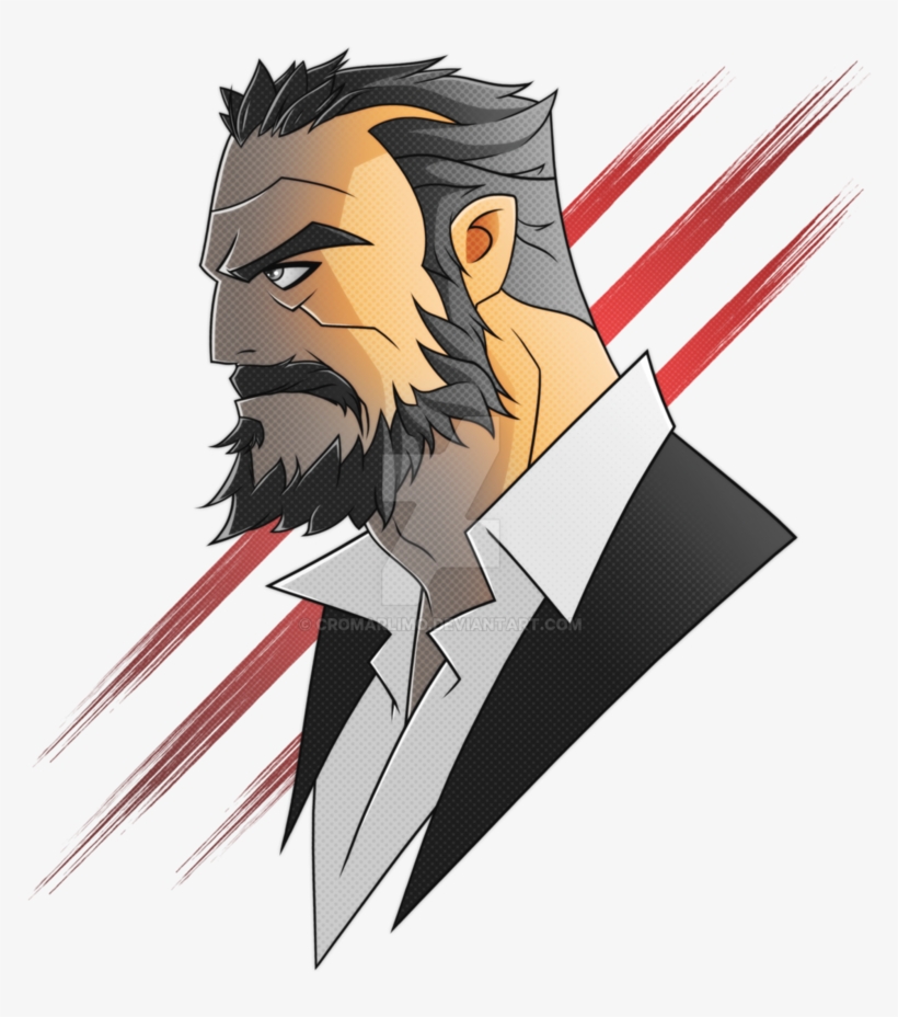 Beard Clipart Wolverine - Illustration, transparent png #9065999
