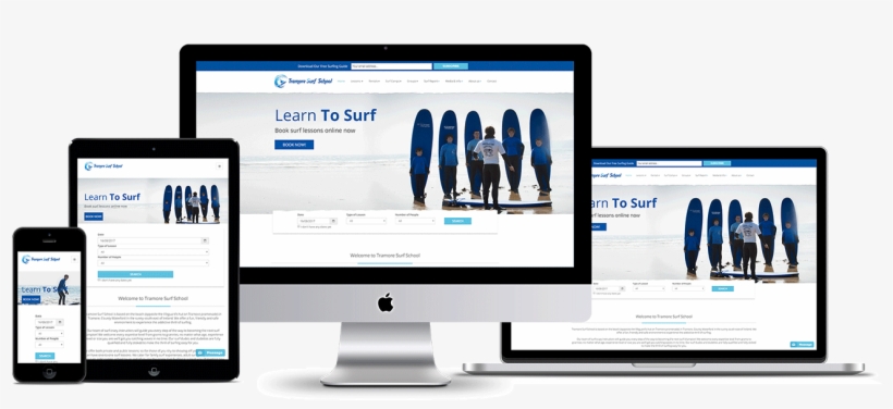 Tramore Surf School Has Been Running From The Beachfront - Responsive Application Design, transparent png #9066082