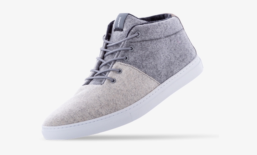 Sky Wooler - Middle Grey - Suede, transparent png #9066273