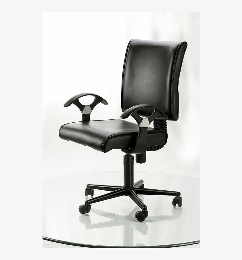 Office Chair Black Box Type New - Office Chair, transparent png #9066482