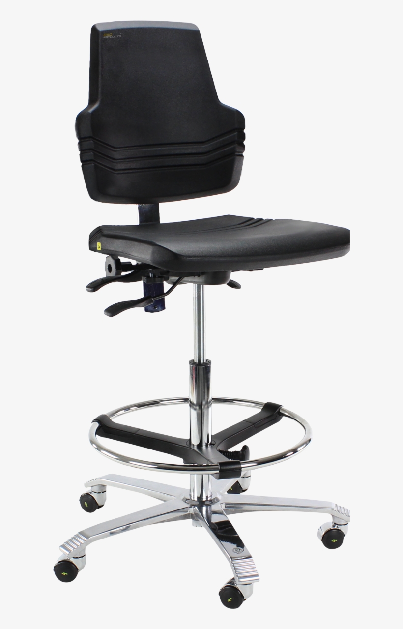Score At Work 4402 Esd Standard Chair With Adjustable - Esd Chair With Armrest, transparent png #9066540