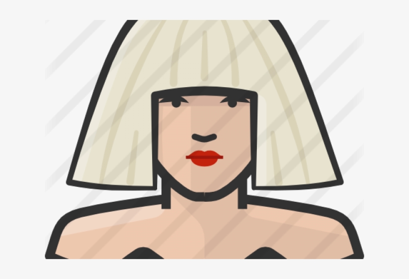 Lady Gaga Clipart Png - Lady Gaga Png Draw, transparent png #9066669