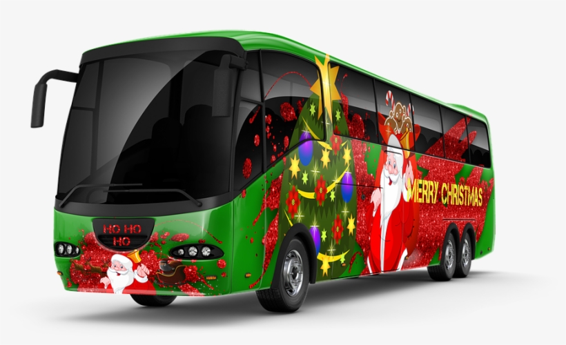 Christmas Bus Transparent, transparent png #9066949