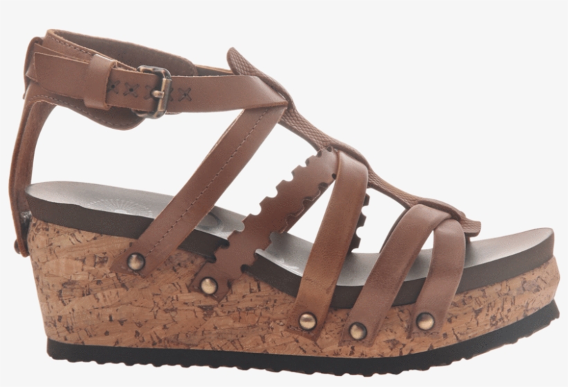 Womens Wedge Gladiator Sandal Storm In New Brown - Fisherman Sandal, transparent png #9067240