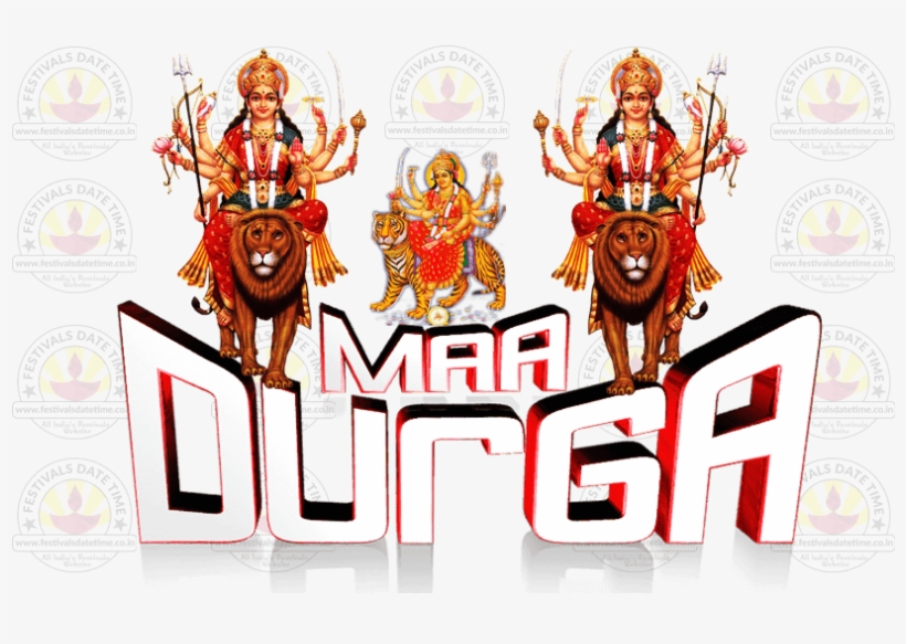 Durga Puja Transparent Png Wallpaper Free Download - Illustration, transparent png #9067569