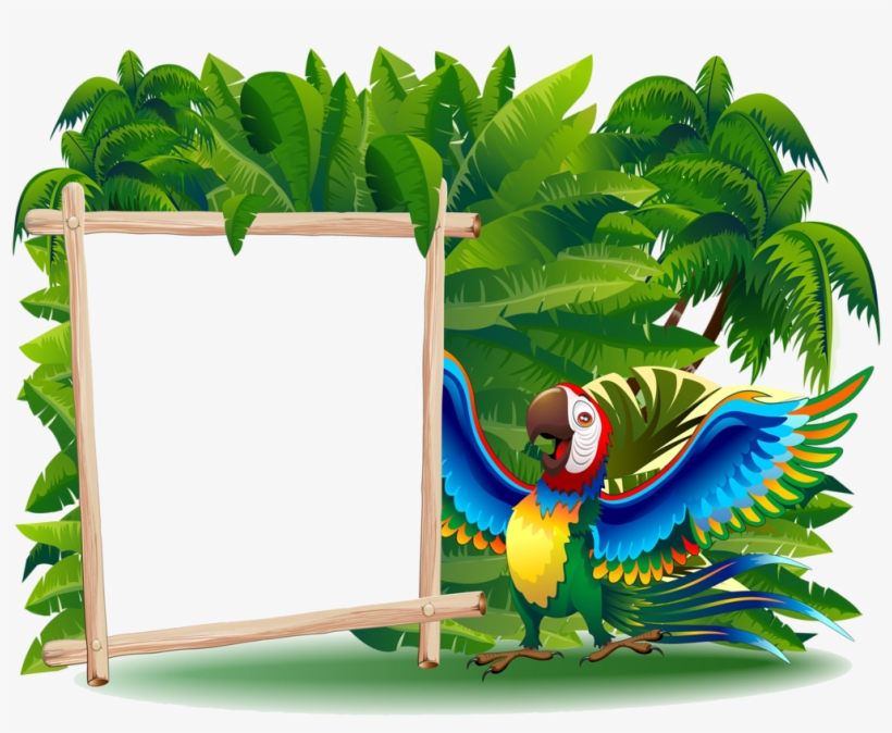 Image Du Blog Zezete - Cartoon Jungle Background, transparent png #9068113