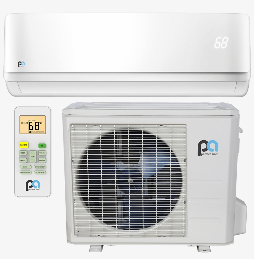 Samsung Ductless Split Heat Pump Images - Air Conditioner, transparent png #9068657