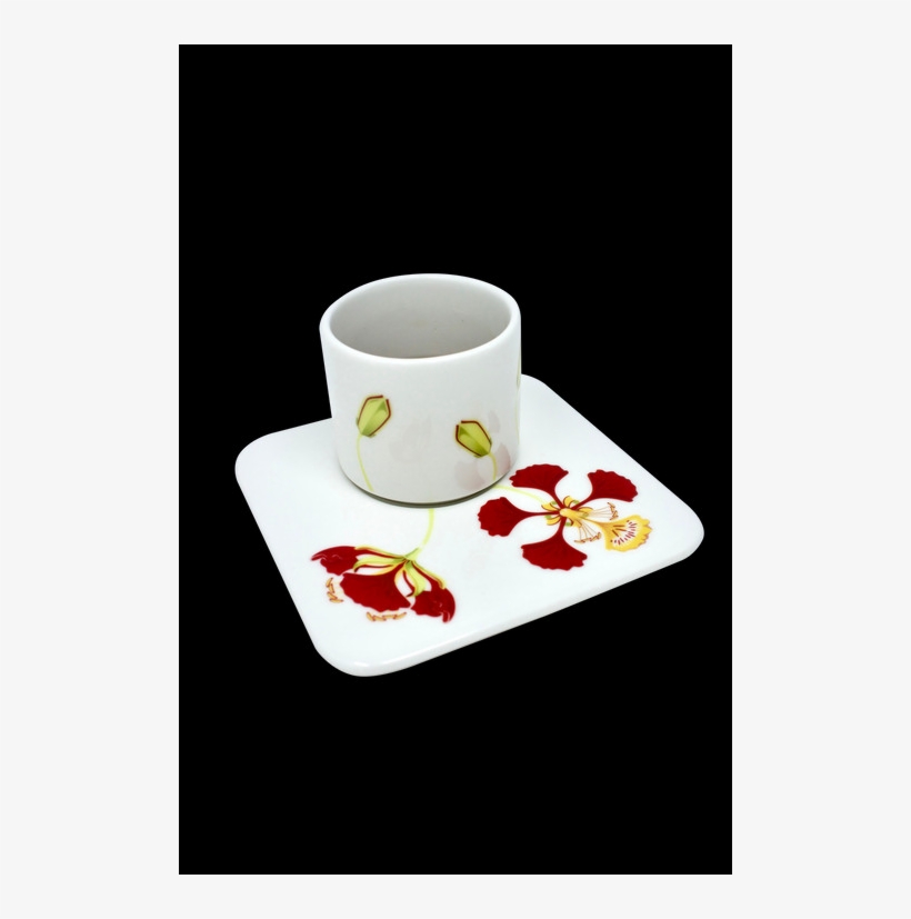 He Gulmohar Is A Beautiful Commonplace Tree Seen In - Ceramic, transparent png #9068945