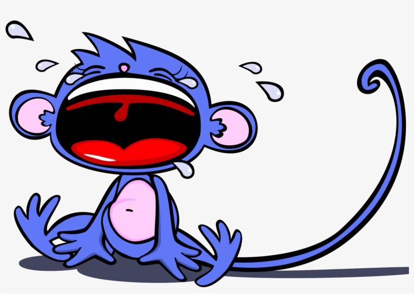 Doraemon Clipart Sad - Transparent Cartoon Sad Monkey, transparent png #9069114