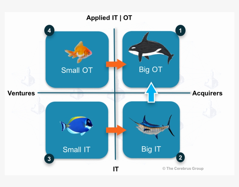 Predatory Habits Of Big Fish In The It Ot World - Technology Stack Strategy Quadrent, transparent png #9069358