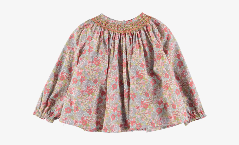 Picture Of Babies Smock Top Fruit And Floral Print - Miniskirt, transparent png #9069965