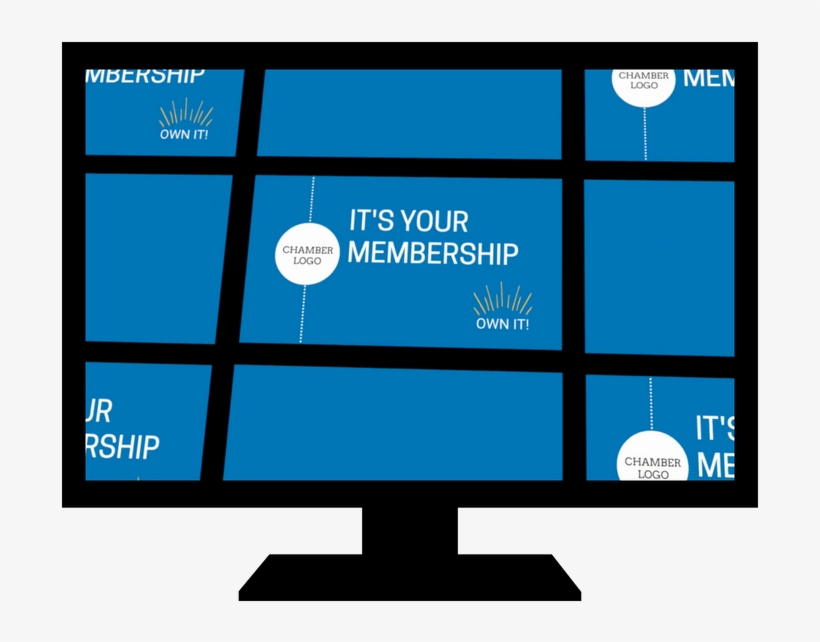 Chamber Of Commerce Marketing Ideas - Led-backlit Lcd Display, transparent png #9070443