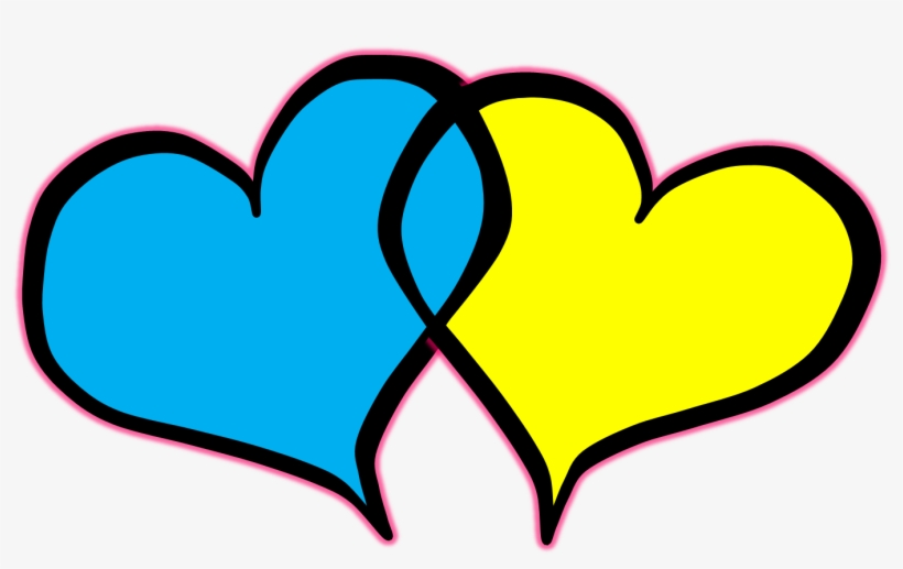 Free Clip Art Heart Outline Free Wedding Hearts Clip - Heart, transparent png #9070718