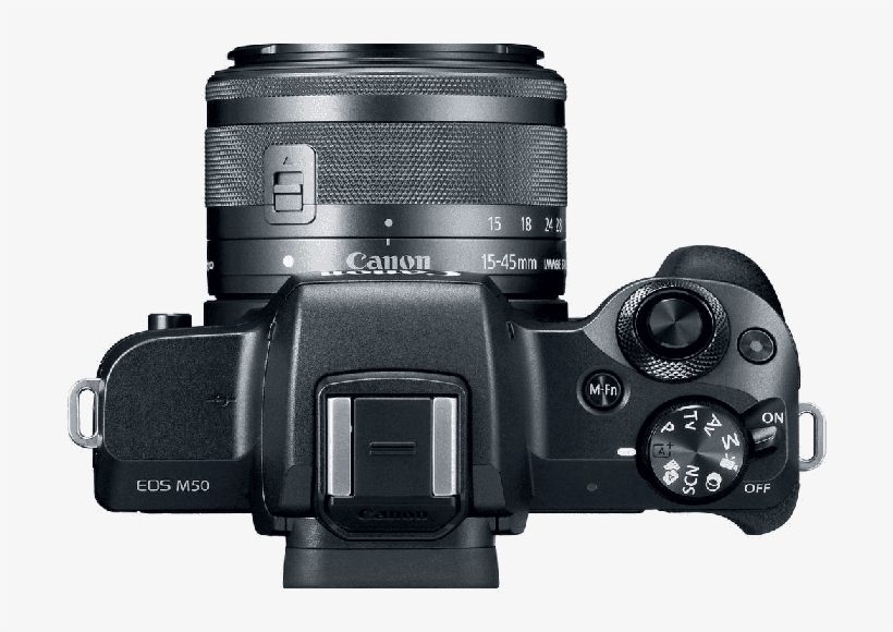 Canon Eosm50-28762771 - Canon Eos M50 Top, transparent png #9070988