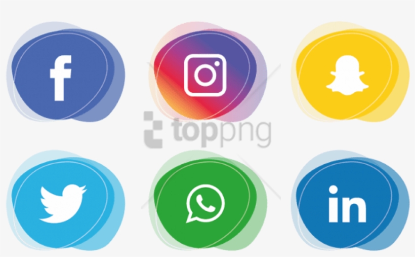 Free Png Facebook Instagram Png Image With Transparent - Transparent Background Social Media Icons Png, transparent png #9071416