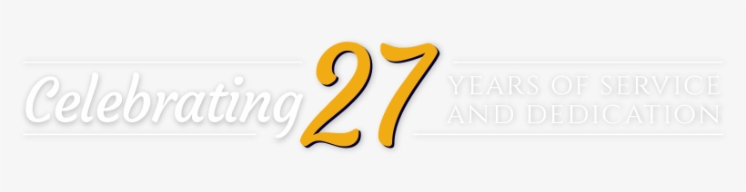 27th Anniversary Text - Calligraphy, transparent png #9071898