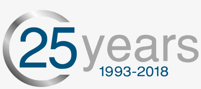 25 Year Anniversary, Logo Branding, 25th Anniversary, - Oval, transparent png #9071938