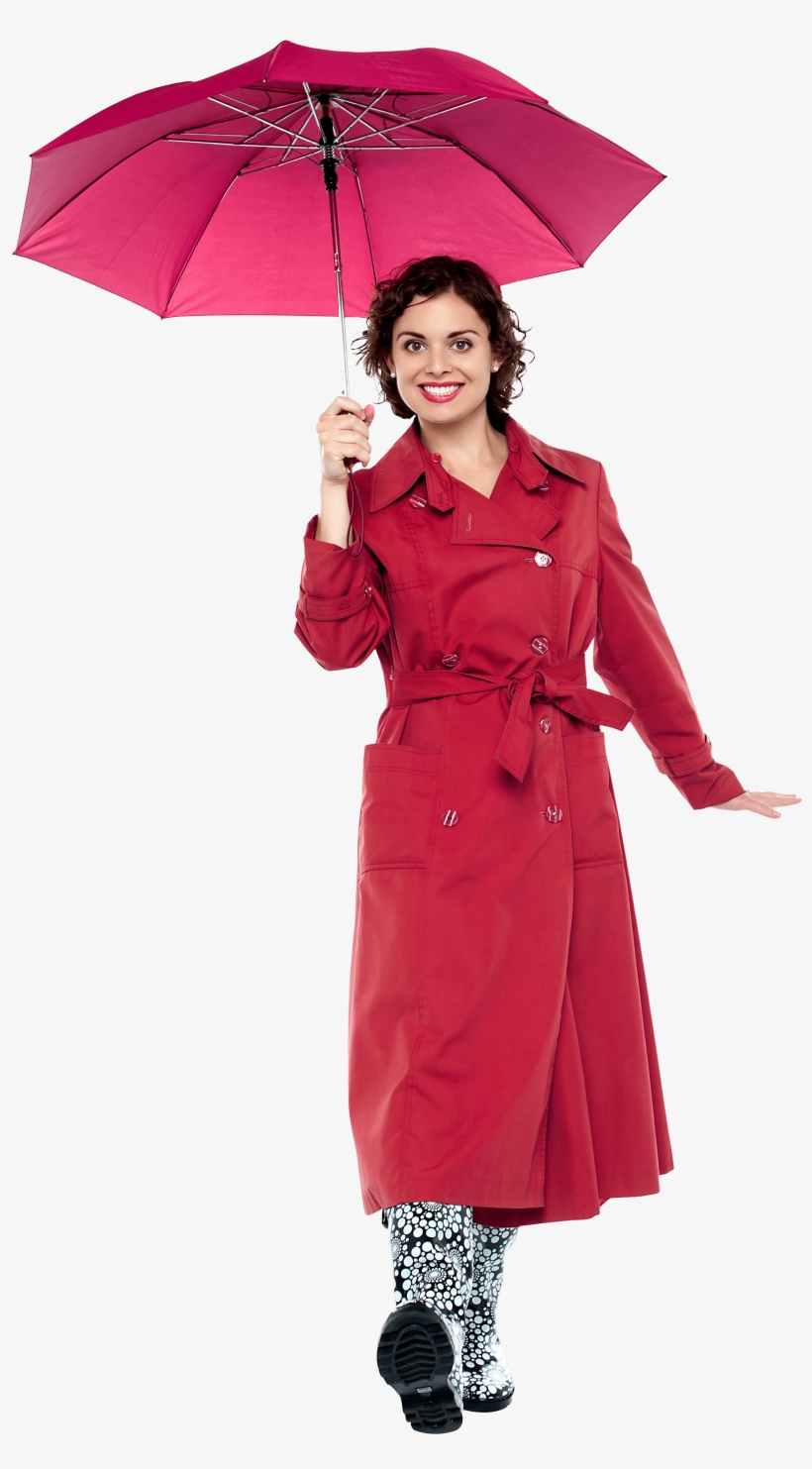 Girls Fashion - Girl With Umbrella Png, transparent png #9071940