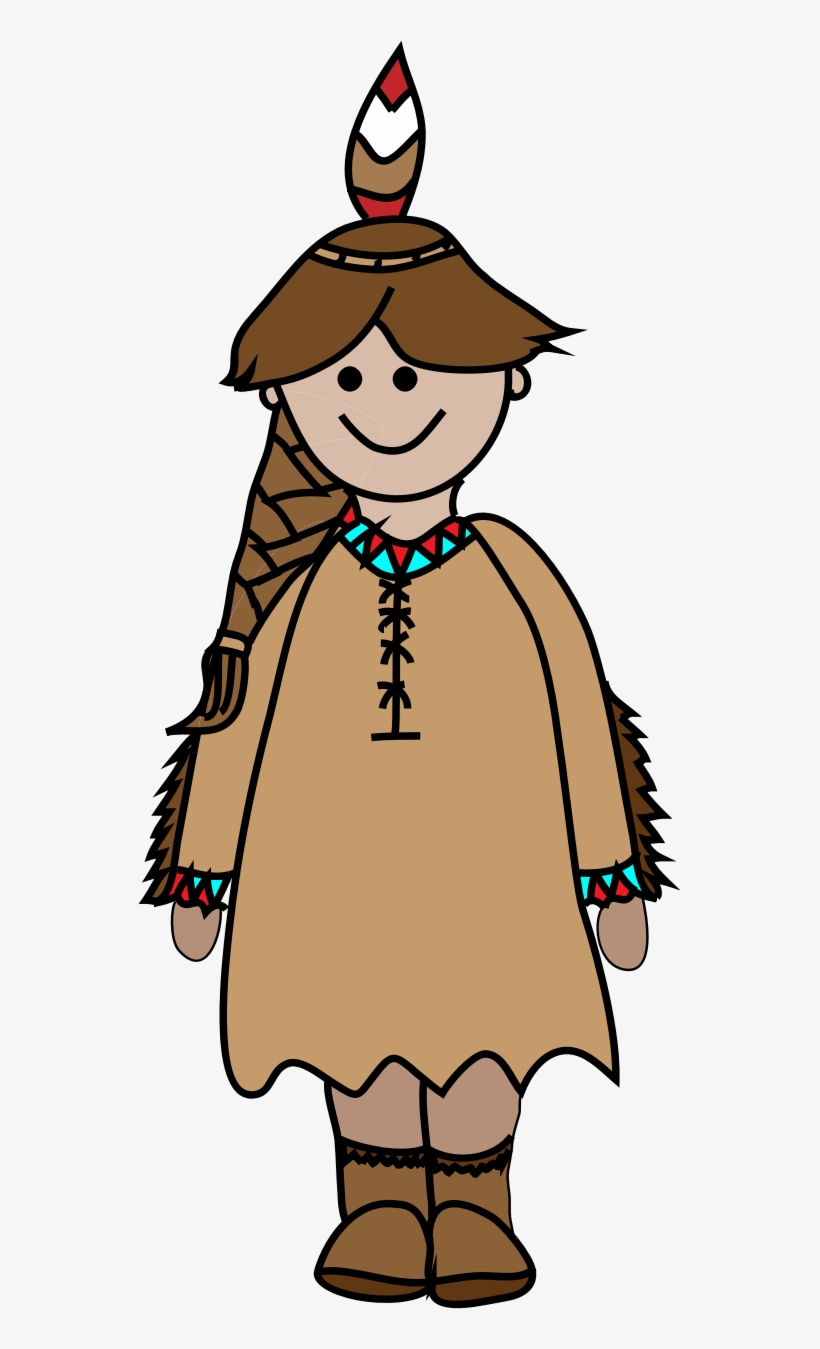 Chief Drawing Indian Baby - Clip Art, transparent png #9072080