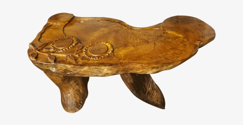 Nanmu Wood Tree Trunk Table - Bench, transparent png #9072681