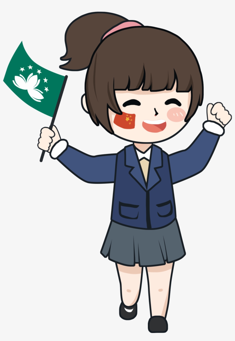 Cartoon Character Girl Little Png And Psd - Cartoon, transparent png #9072762