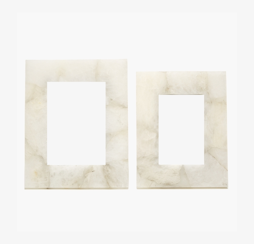 White Quartz Photo Frames - Natural Material, transparent png #9073878