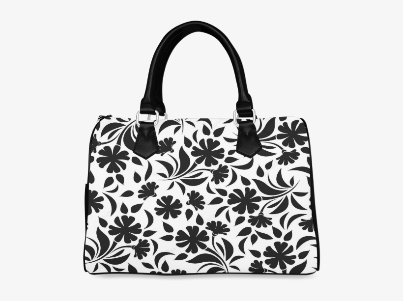 Dropshipping Flower Background Vector Black And White - Fondo Flores Negras Gratis, transparent png #9074505