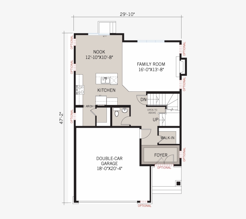 Base Floorplan Of Montage - Floor Plan, transparent png #9074994