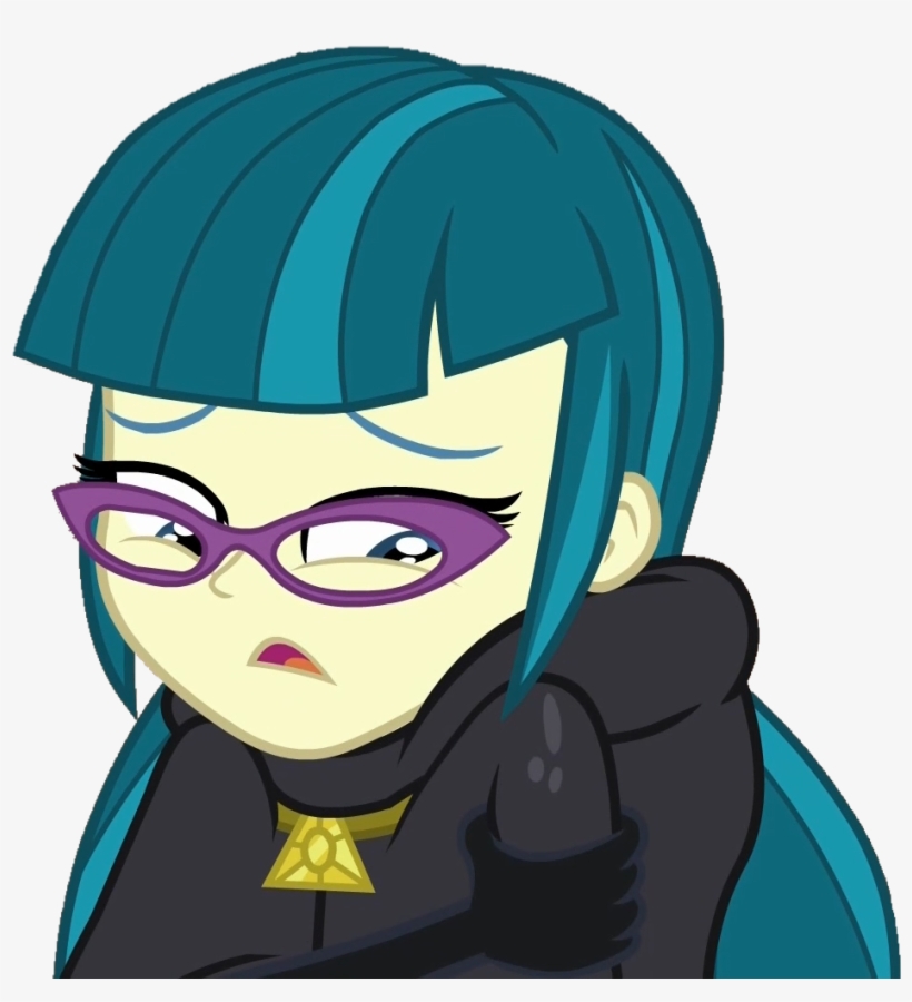 Thebar, Cloak, Clothes, Equestria Girls, Female, Glasses, - Cartoon, transparent png #9075025