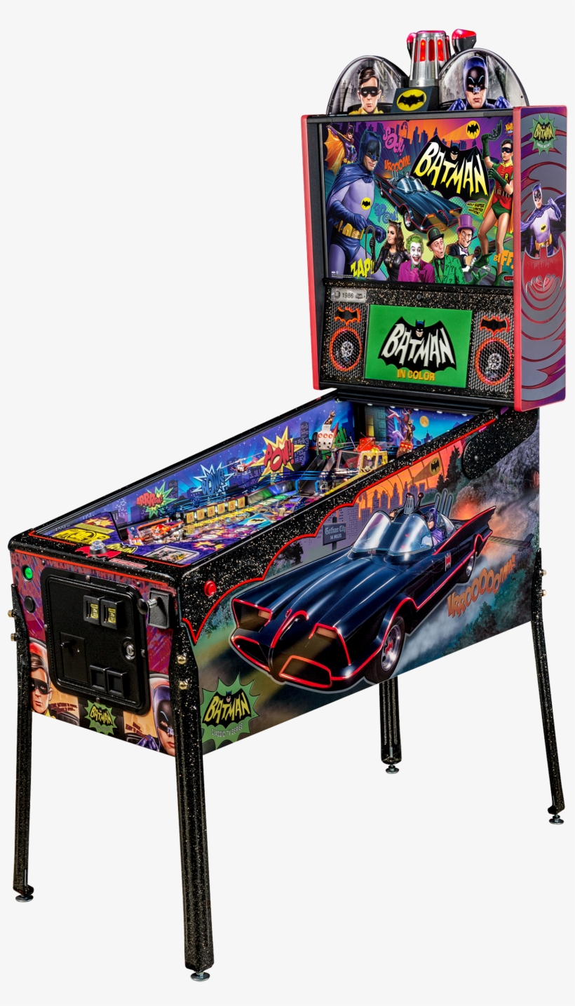 Super Le - Batman 66 Pinball Machine, transparent png #9076002